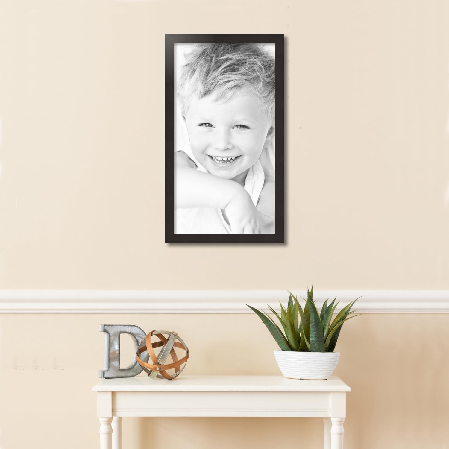 Amazon.com - ArtToFrames 14x26 Inch Brown Picture Frame, This 1.25