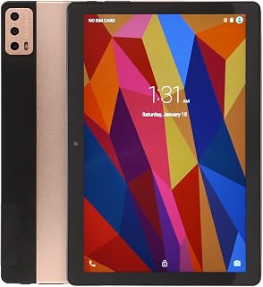 WEYI Tablet PC, tablet tela IPS de 10 polegadas para casa para viagens (dourado)