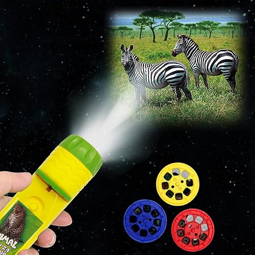 Miniatura 2 de Pup Go Antorcha de animales y proyector con 3 discos, 24 imágenes, antorcha para niños, juguetes de animales, pequeños regalos para niños, regalo