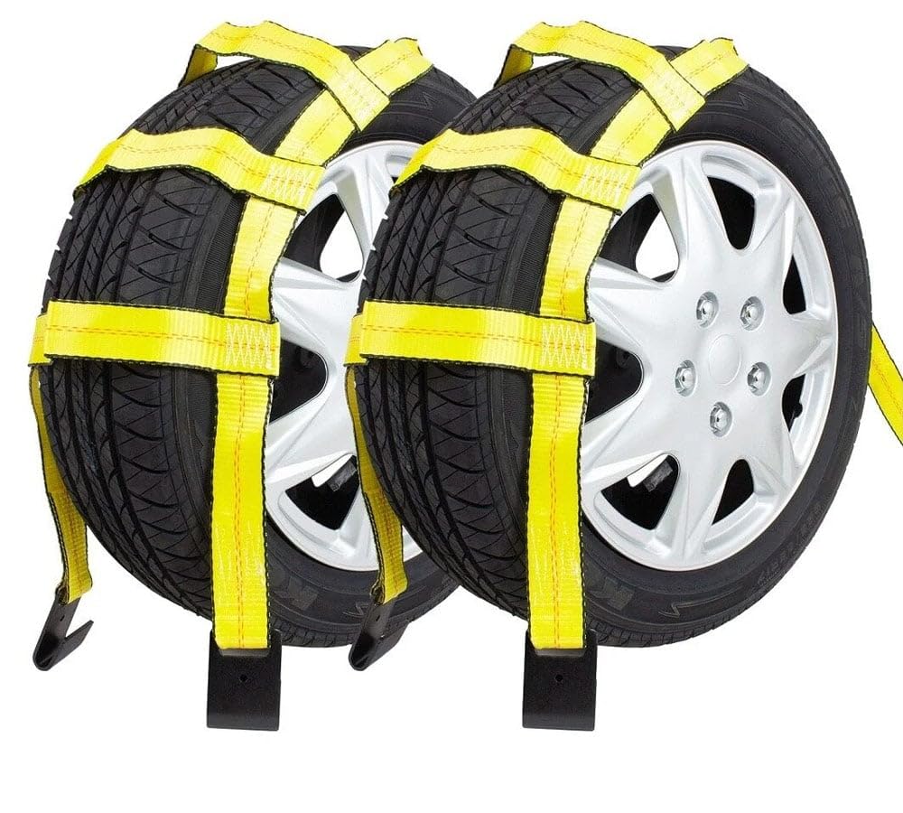 Mytee Products 2-Pack Tow Dolly Basket Straps with Flat Hook