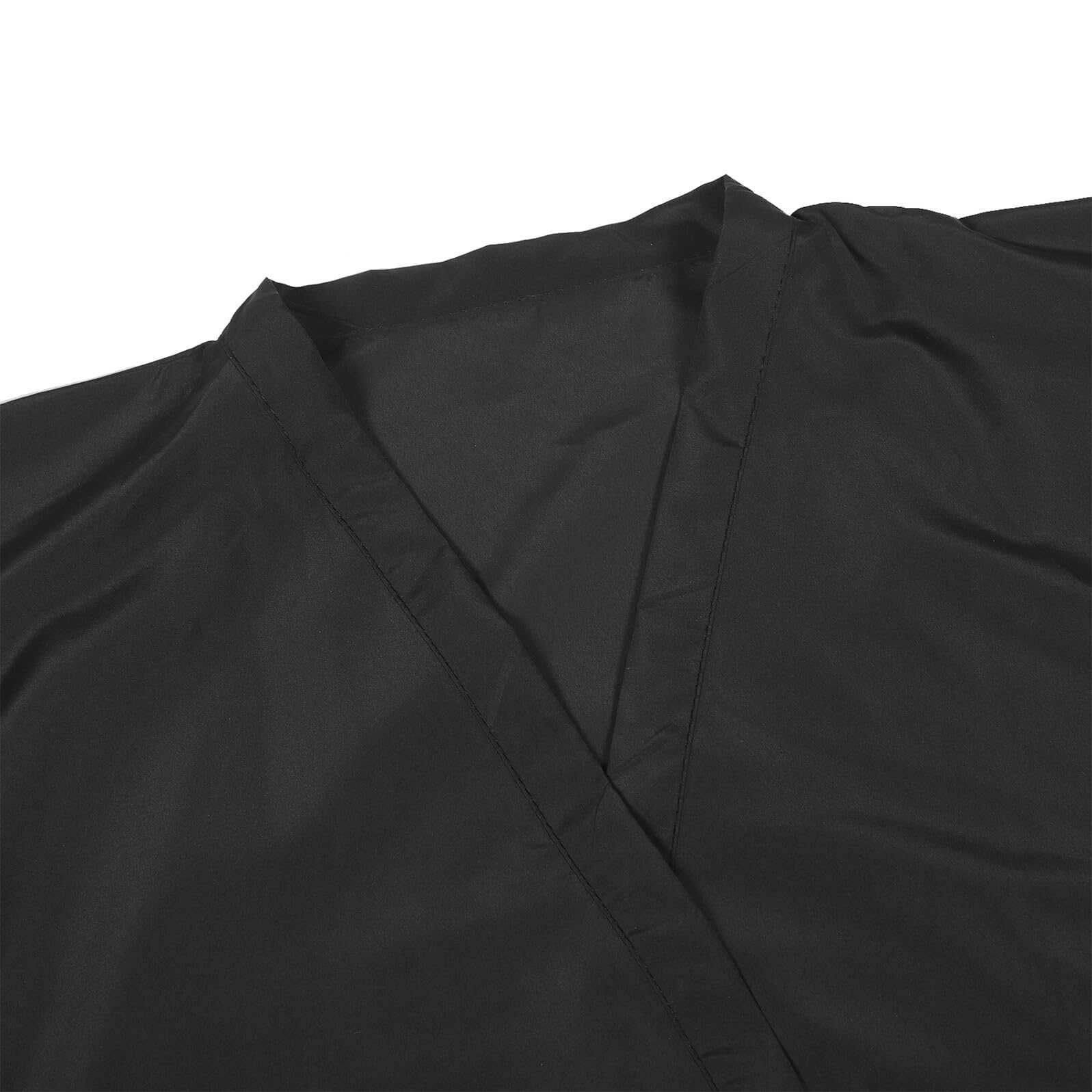 Mantellina per Tinta Chioma Kimono Parrucchiere Nero, Lavabile, Leggero