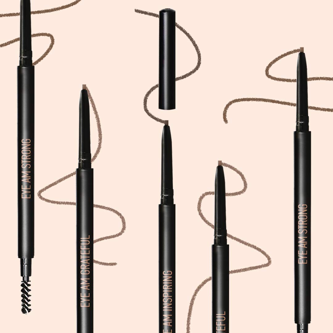 REALHER Definer Brow Pencil - Eye Am Grateful - Light Brown - Perfect for Subtle or Bold Brows