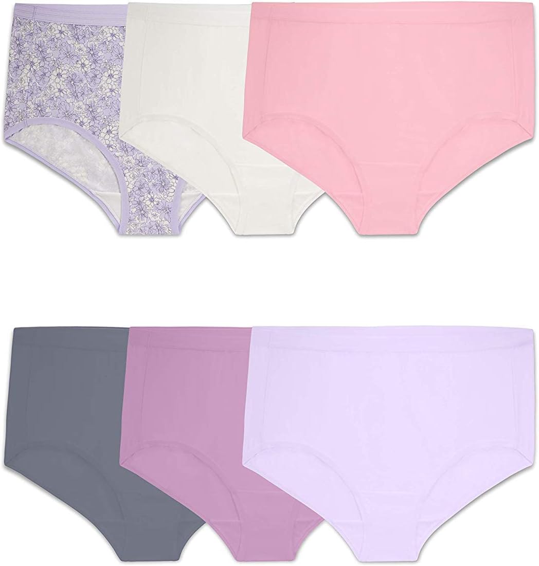 womens Underwear Beyond Soft Panties (Regular & Plus Size) Bikini Style Underwear (pack of 6)
