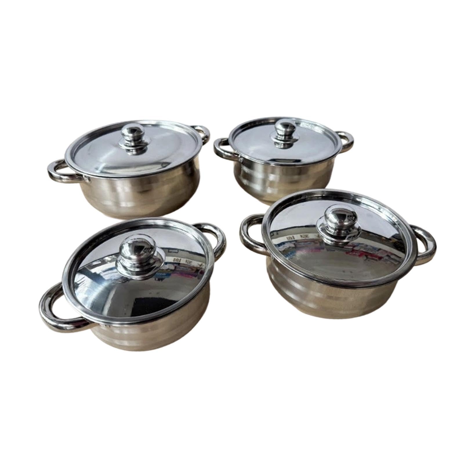 Marmites en acier inoxydable grand volume pour cuisiner en grande quantité