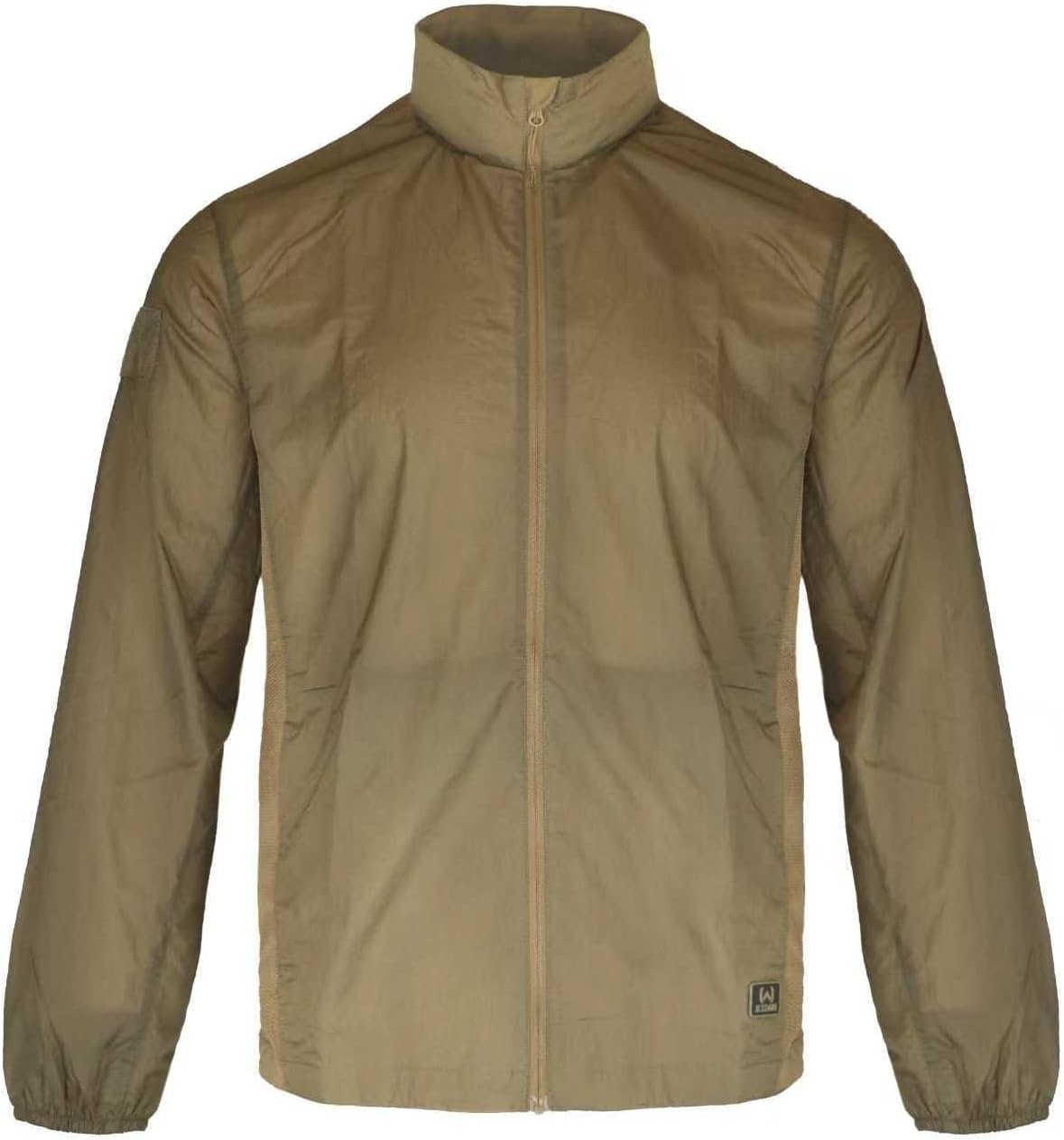 Lightweight Nylon Windbreaker Jacket, Water-Repellent Shell, Packable for Hiking and Camping, Unisex, 120g
