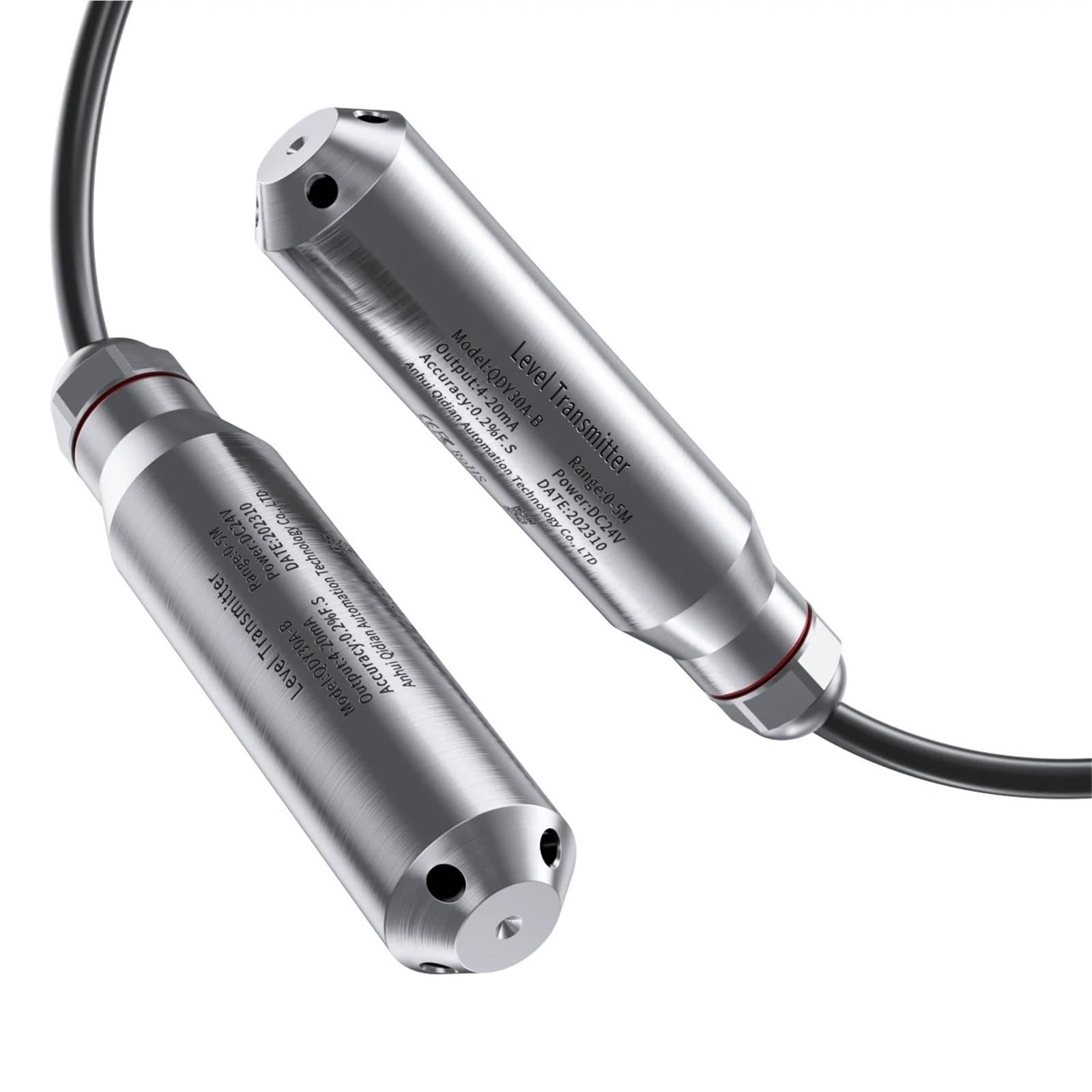 Sonda de sensor nivel líquido agua hidrostática 0-10 m Salida V 1-5 Transductor Transmisor sumergible 1 pieza(Output 1-5V,2M Rnage 4M Cable)