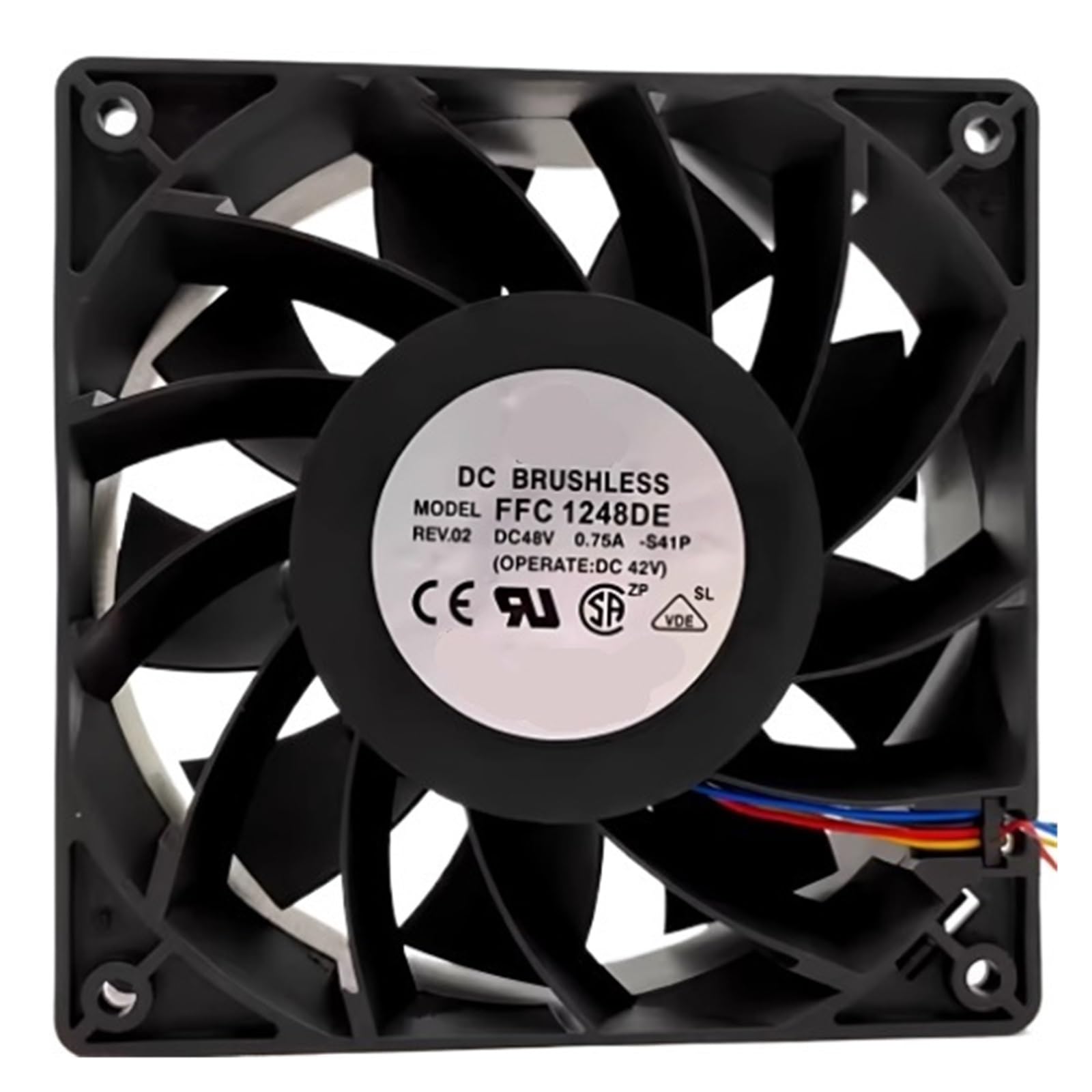 LZIKKGKI 12038 12CM Fan 48V 0.75A FFC1248DE Double Ball