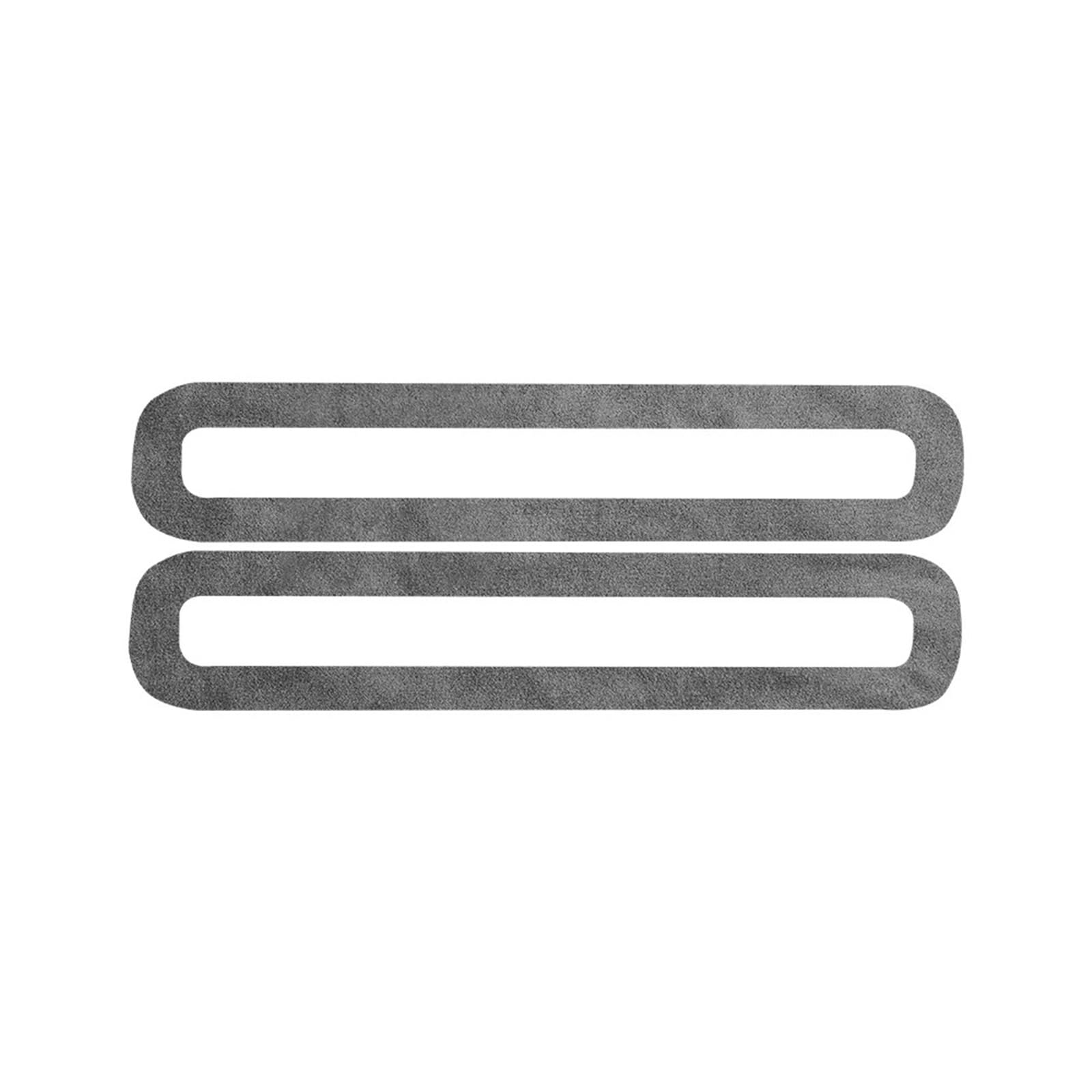 VNHLOTVJL Car Door Side Air Outlets Vent Trim Frame Decoration Interior Sticker Compatible for Mustang 2015-2021 Soft Suede Fabic Accessories
