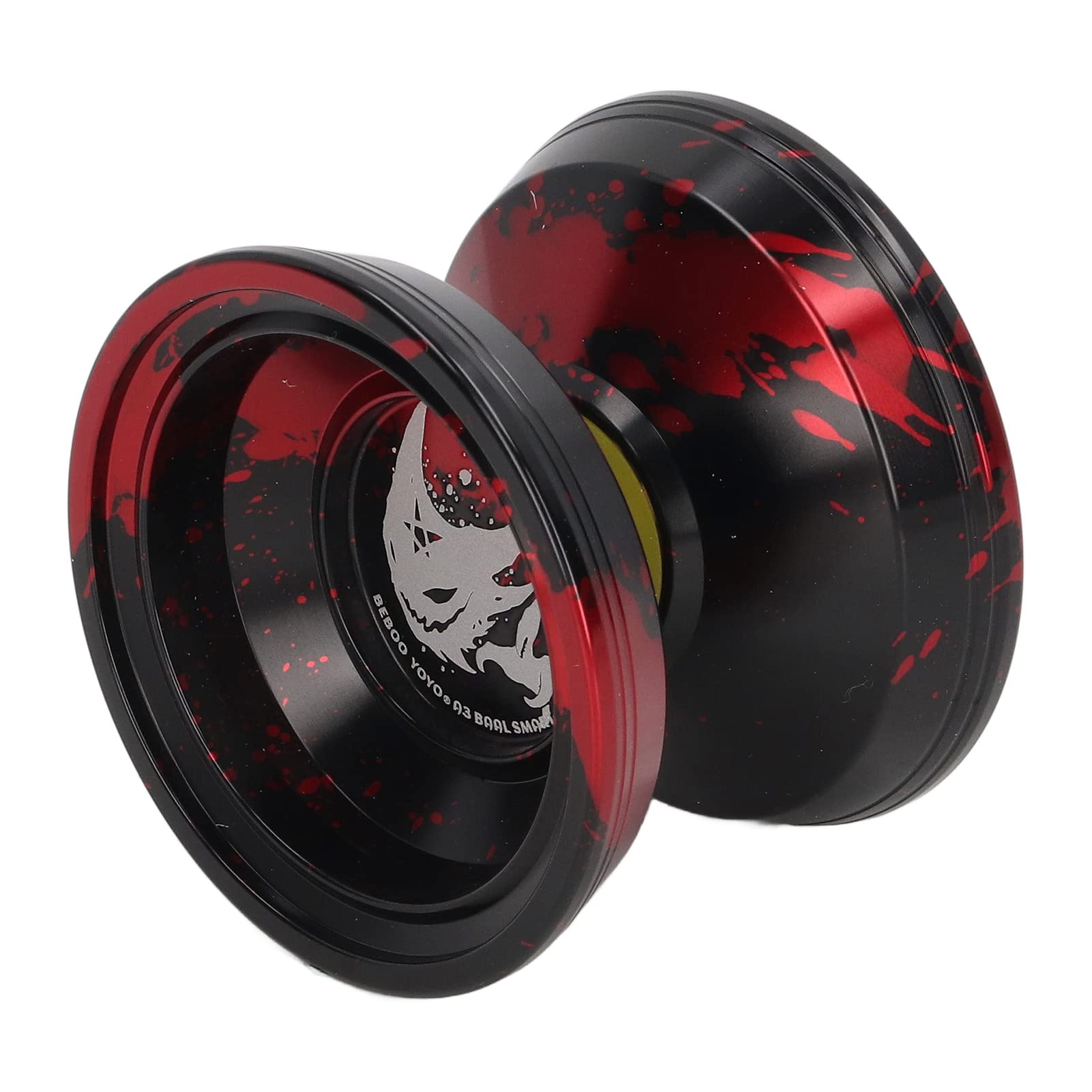 MXGZ Unresponsive Yoyo, Alloy Aluminum YoYo Ball with Glove and 3 Strings Stable Rotation Professional Yoyo for Beginners Professionals Kids Adults Gifts, Great Balance, Beautiful Appearance(Red )