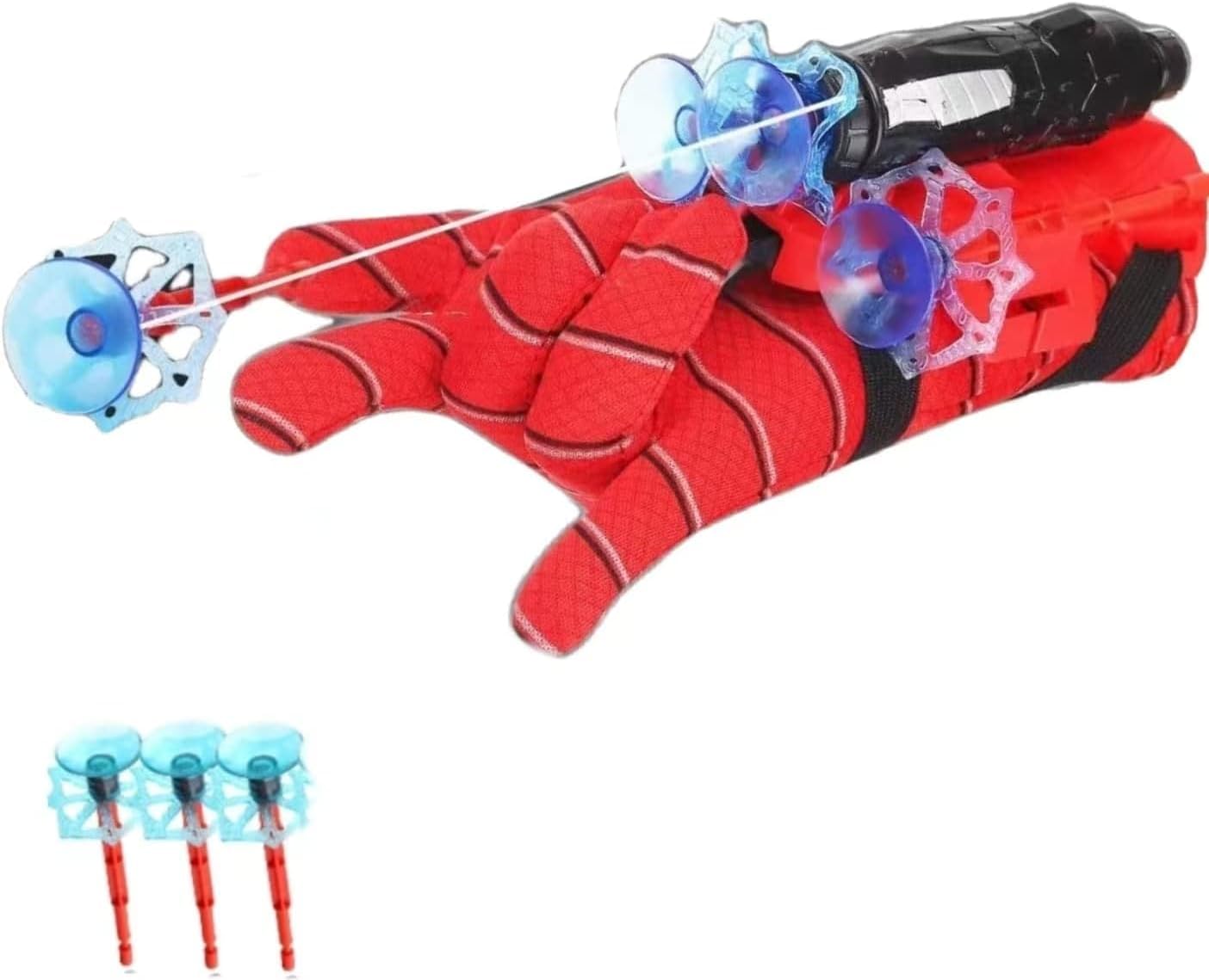 Guanti Lancia Ragnatele Per Bambini - Set Da 2 Con Freccette A Ventosa - Gioco Di Spider-Man - Foto 6