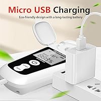 Vista 6 de AquilaPro Refractómetro digital Brix con LCD, para jugo de frutas y café, con compensación automática de temperatura, rango de 0-55%, precisión