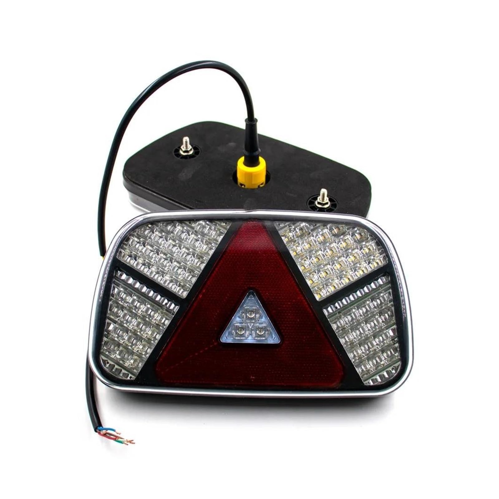 Genérico Faros Traseros Luz LED trasera para camión lámpara señal antiniebla freno Cable 6 núcleos arnés cableado remolque caravana 12V 24V 1 Juego Luz Izquierda