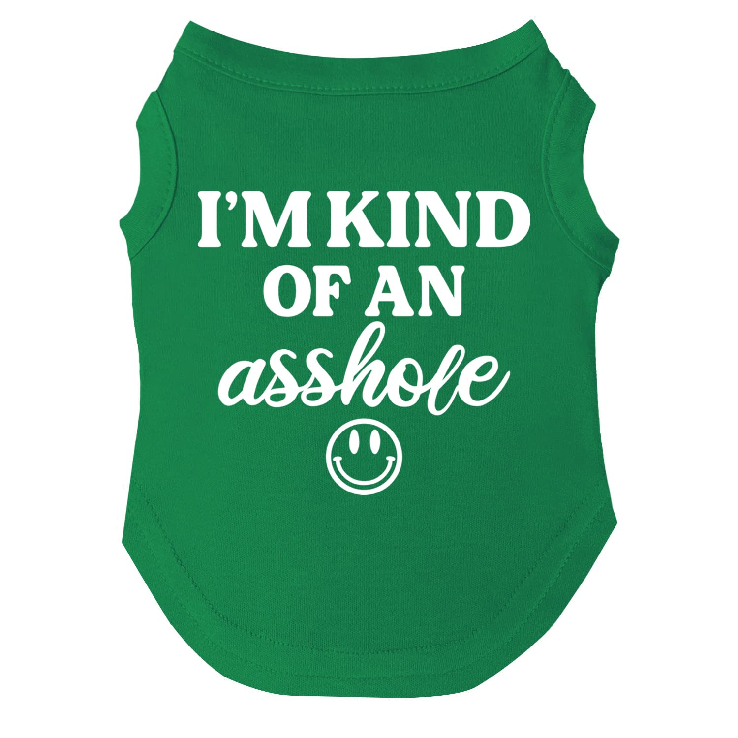 I'm Kind of an A (Problem) Dog Tee Shirt | Sleeveless | Sizes for All Ages and Breeds | Do Not Pet | Funny Warning for Reactive or Moody Dogs |Green, 2X-Large 31