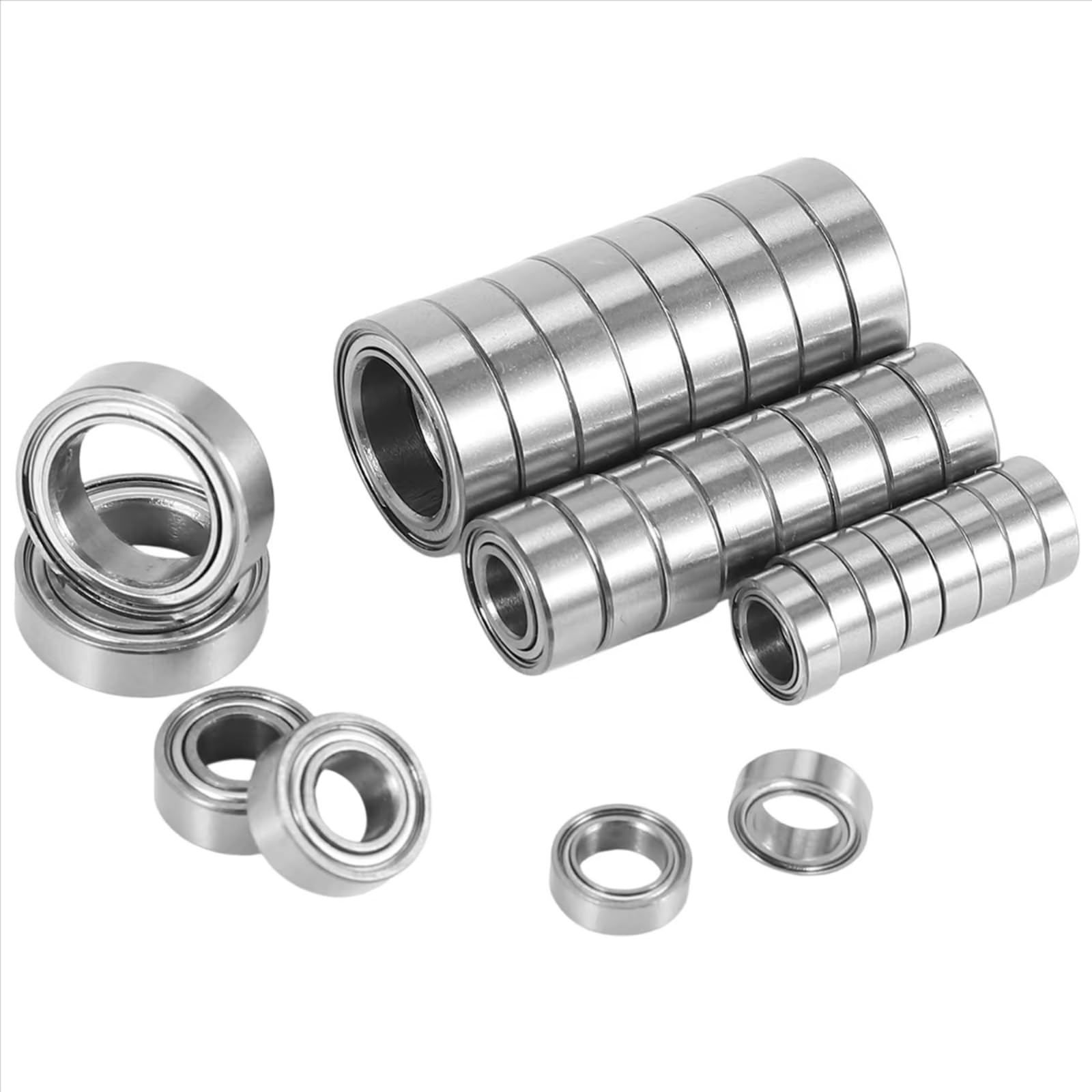 Rodamientos Bolas RC para ZD para Racing DBX-10 DBX10 10421-S 9102 1/10 30 Piezas Juego De Rodamientos De Bolas De Acero Y Metal para Coches RC