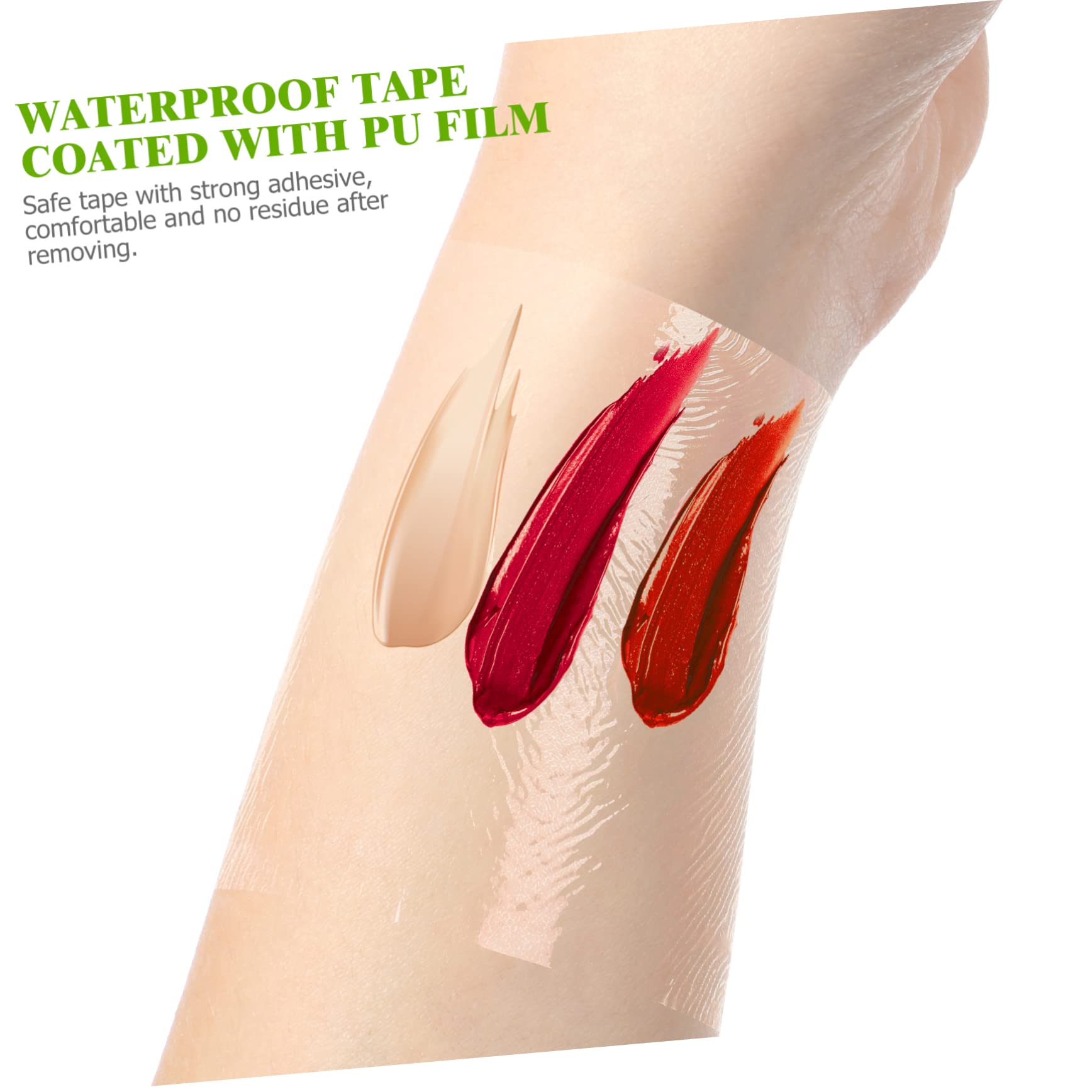 Beatifufu Makeup 200 Pcs Adhesive Makeup Pallettes Stickers Disposable Foundation Palette for Artists