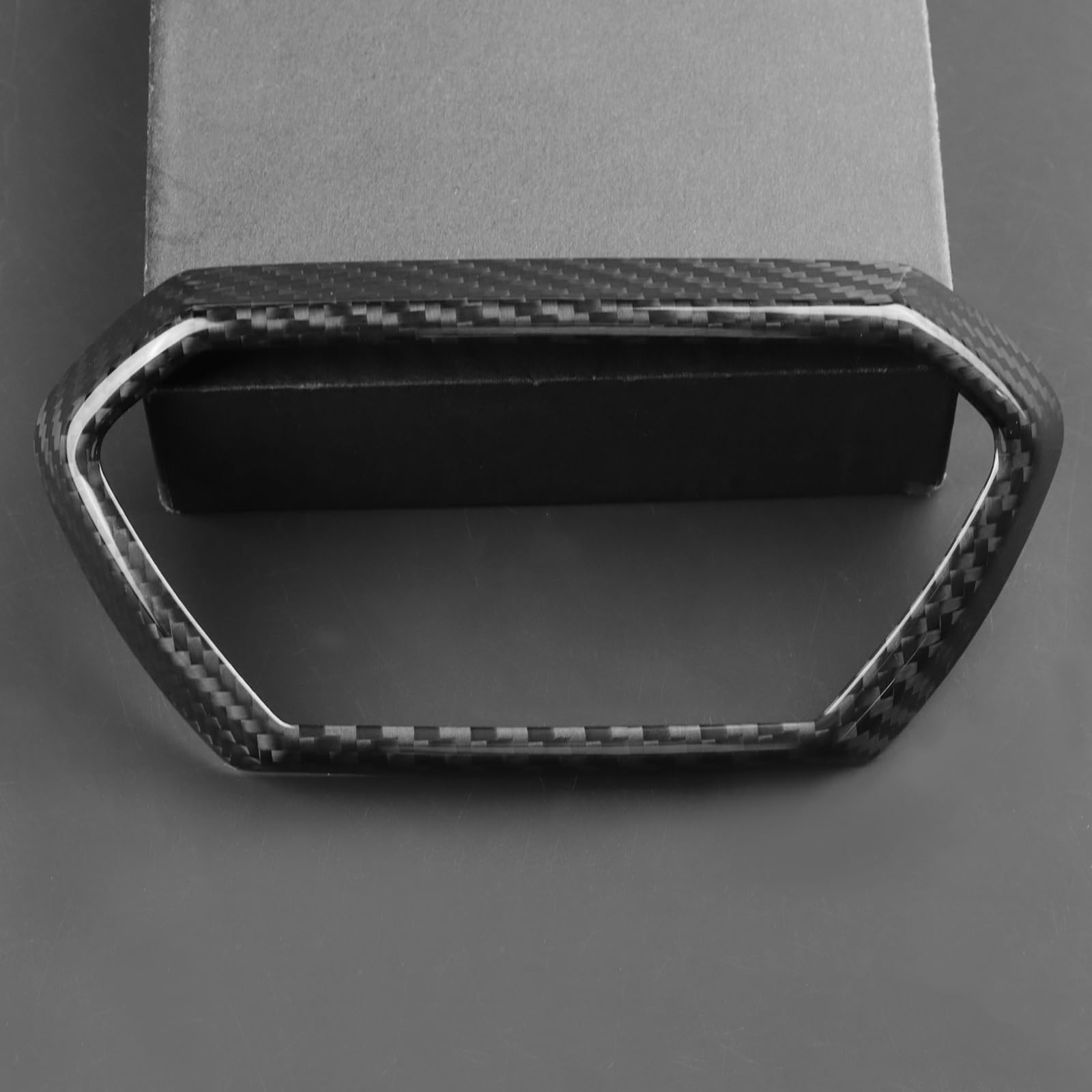 KUNGKIC per Seat Leon/Cupra Formentor/Cupra Leon 2021-2026 Fibra di Carbonio Console Centrale Auto Lato Griglia di Ventilazione Rivestimento Adesivo Interno Protezione Ventilazione Accessori