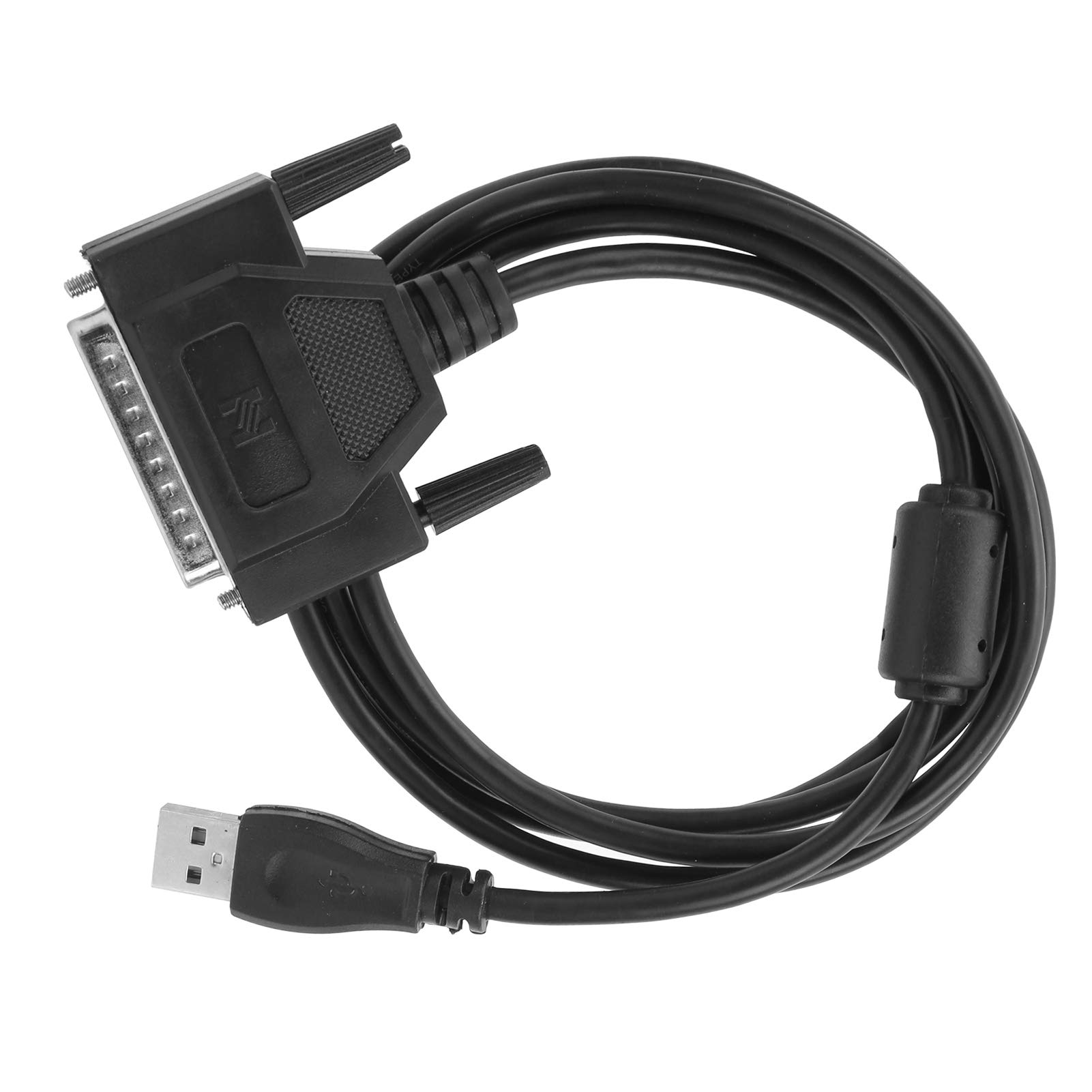 FTVOGUE Cavo Adattatore USB, Cavo Adattatore USB CNC ABS DB25 Trasmissione Dati 12 Mbps, Convertitore da a Parallelo per Connessione Computer Macchina CNC