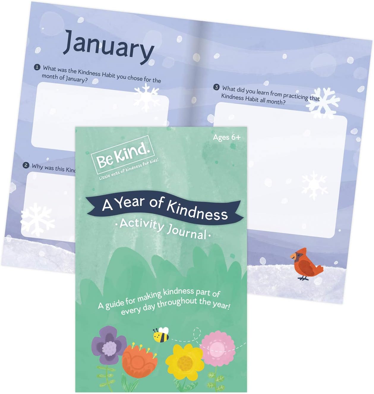 Peaceable Kingdom A Year of Kindness Calendar, Monthly Activity Board of Caring Activities