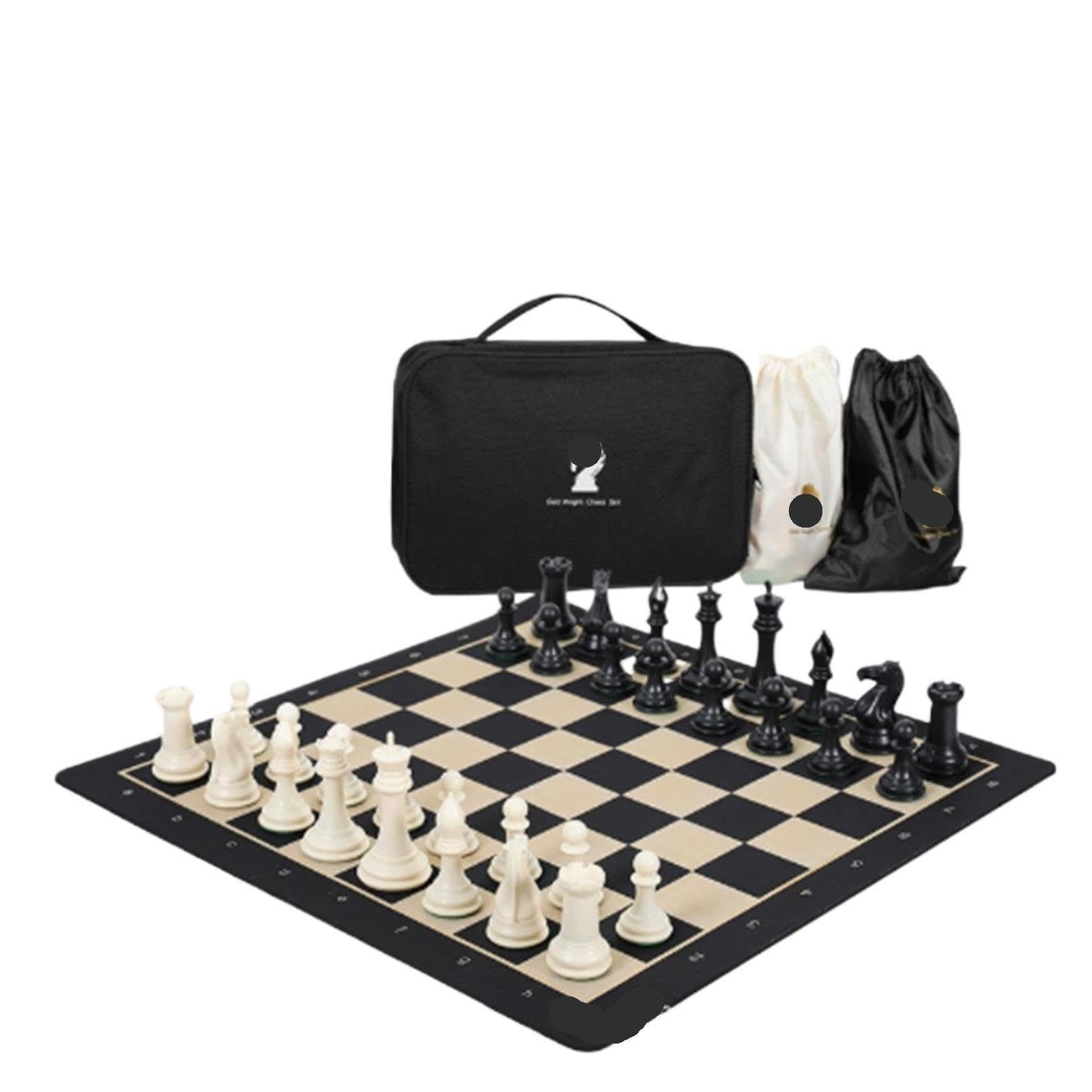 Set di scacchi standard da torneo ponderato deluxe