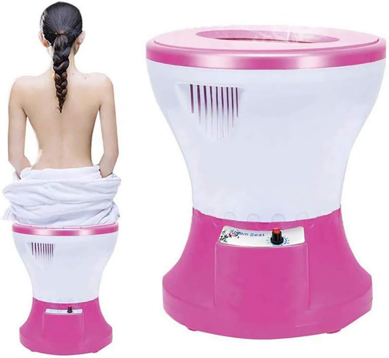 Asiento de vapor yoni para alivio menstrual y bienestar uterino con el sistema portátil CUSMA