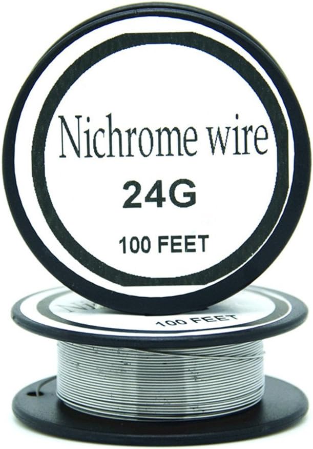 zhouyoungsuk Nichrome wire36g 34g 32g 30g 28g 27g 26g 24g 22g 20g Gauge 100 FT 0.5mm Resistor AWG Resistance (24Gauge/100Feet)…