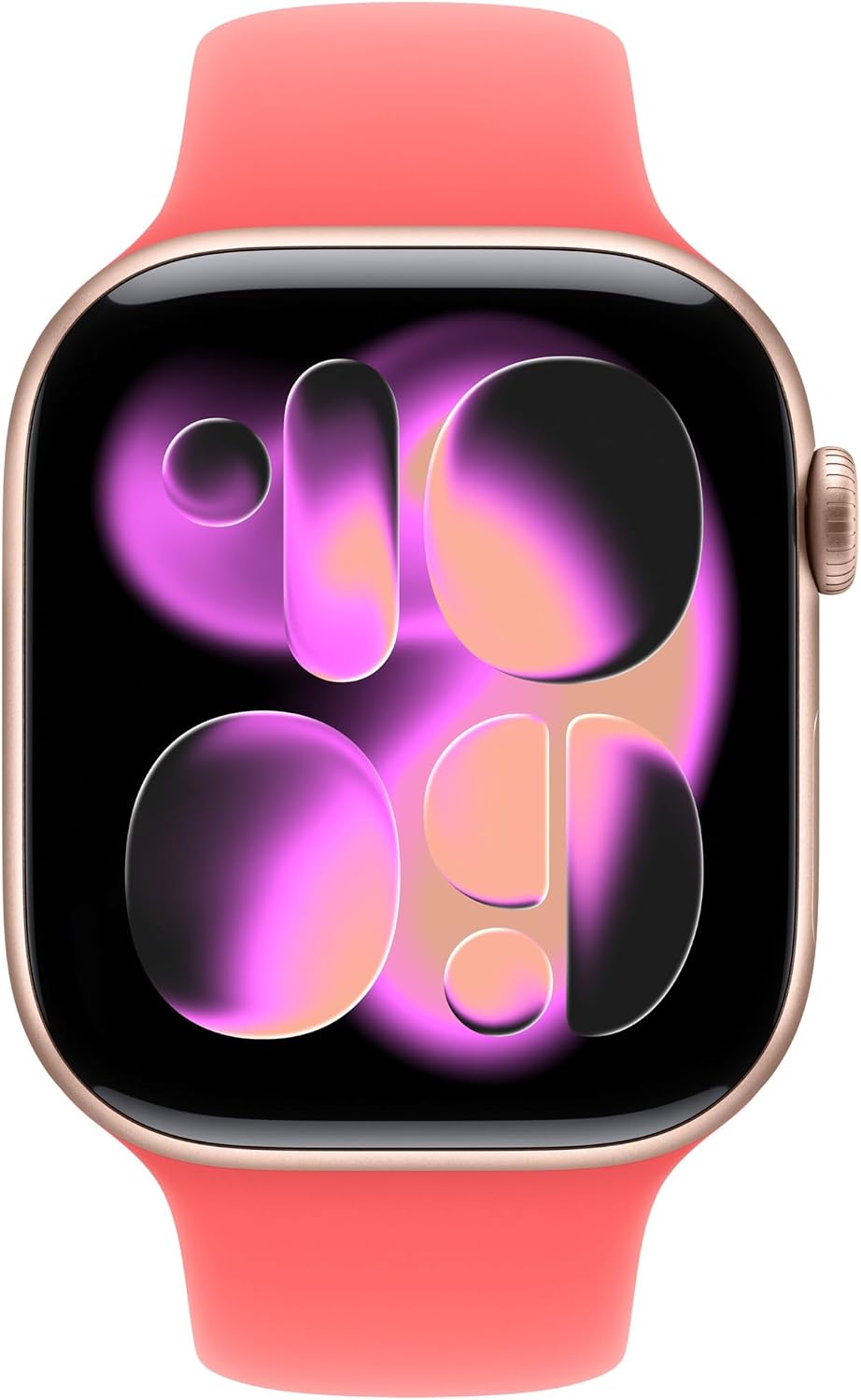 Apple Watch Band - Sport Band - 46mm - Bright Guava - S/M