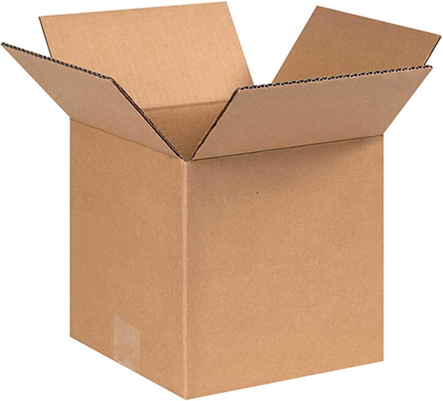 The Packaging Wholesalers 8 x 8 x 8 Inches Shipping Boxes, 25-Count (BS080808),Kraft