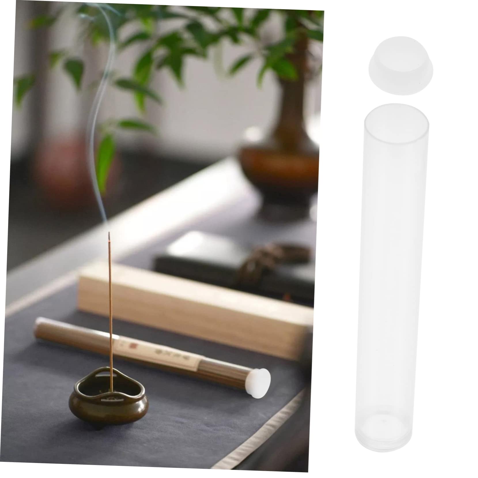 Tubes En Acrylique Pour Bâtons D’encens – Lot De 6 – Rangement Transparent Et étanche