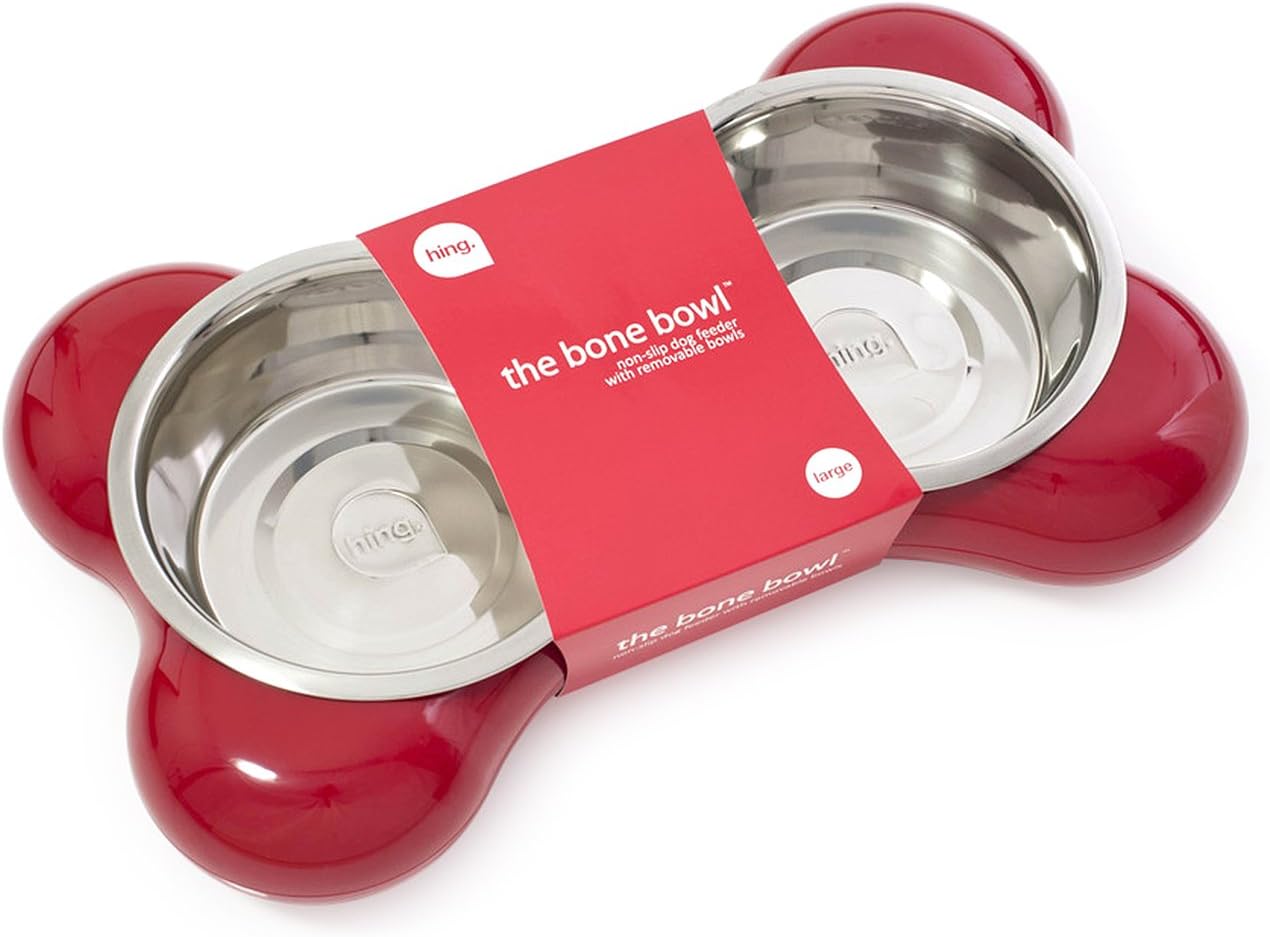 Large Edition Bone Bowl, Red