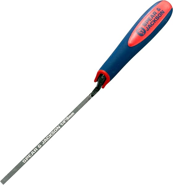 Spear & Jackson TUCK14SF Cazzuola per Fughe 1/4" (6 mm) - Lama in Acciaio al Carbonio con Manico Morbido per Giunti di Malta, Riparazione e Restauro - 1