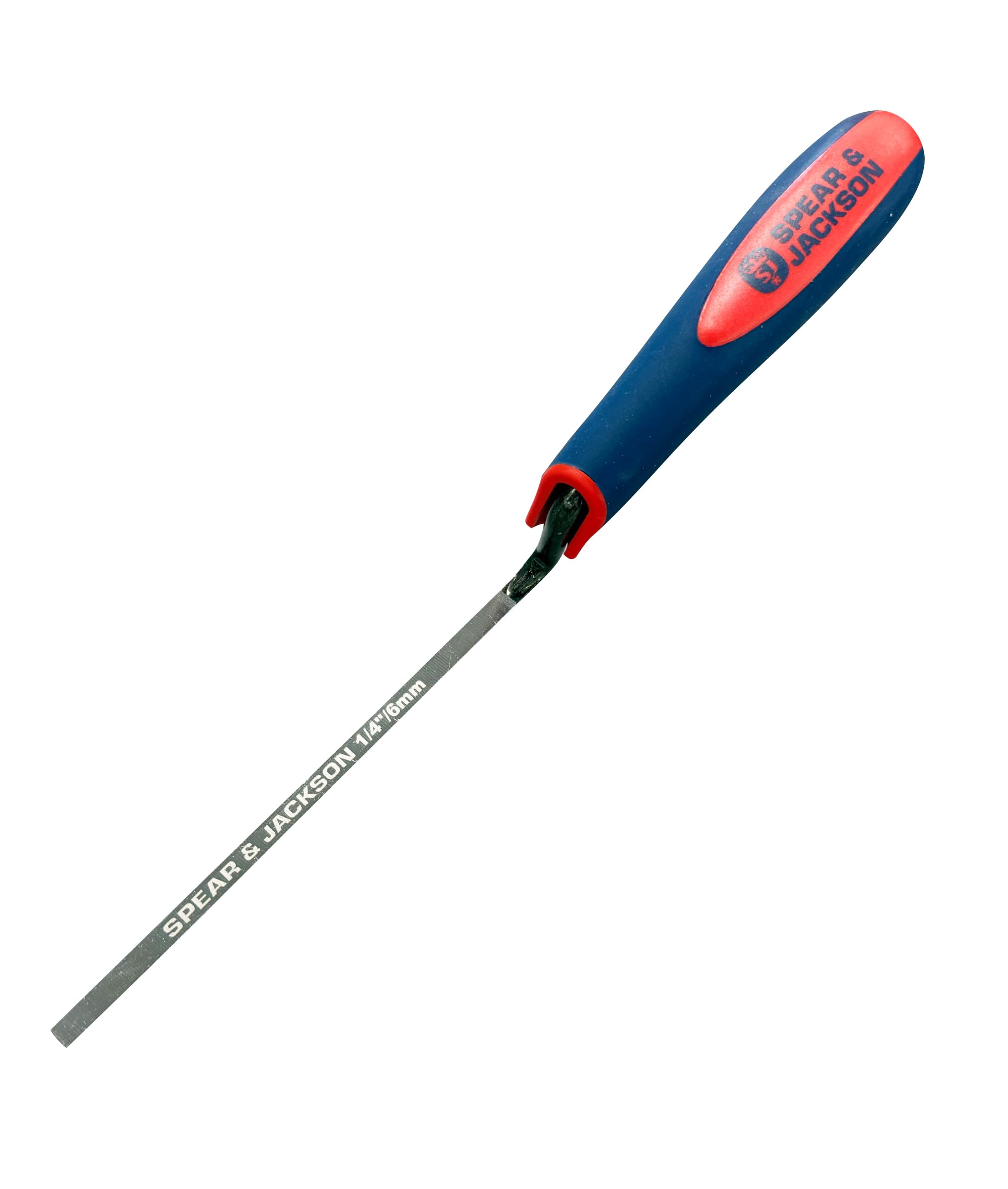 Spear & Jackson TUCK14SF Grout Trowel 1/4" (6mm), Carbon Steel Blade with Non-Slip Soft Touch Handle for Mortar Joints, Repair and Restoration