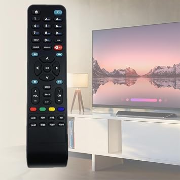 Texture Remote Control Kid-Friendly & Drop-Resistant For RC1994505/01 TVs Easy Setup & Travel Portable Remote Control