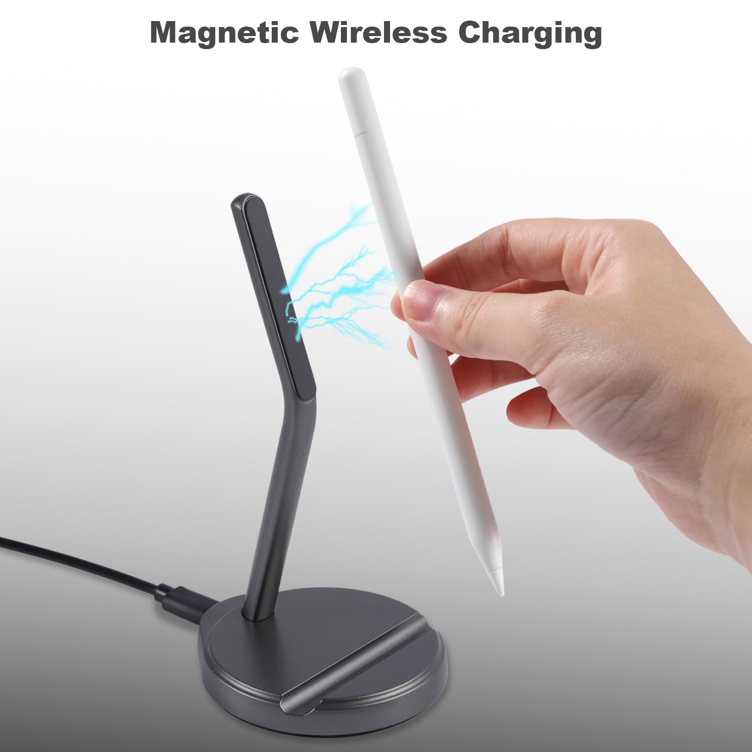 Amazon.co.jp: LIGHTMEUP 2-in-1 ワイヤレス磁気充電器&スタンド