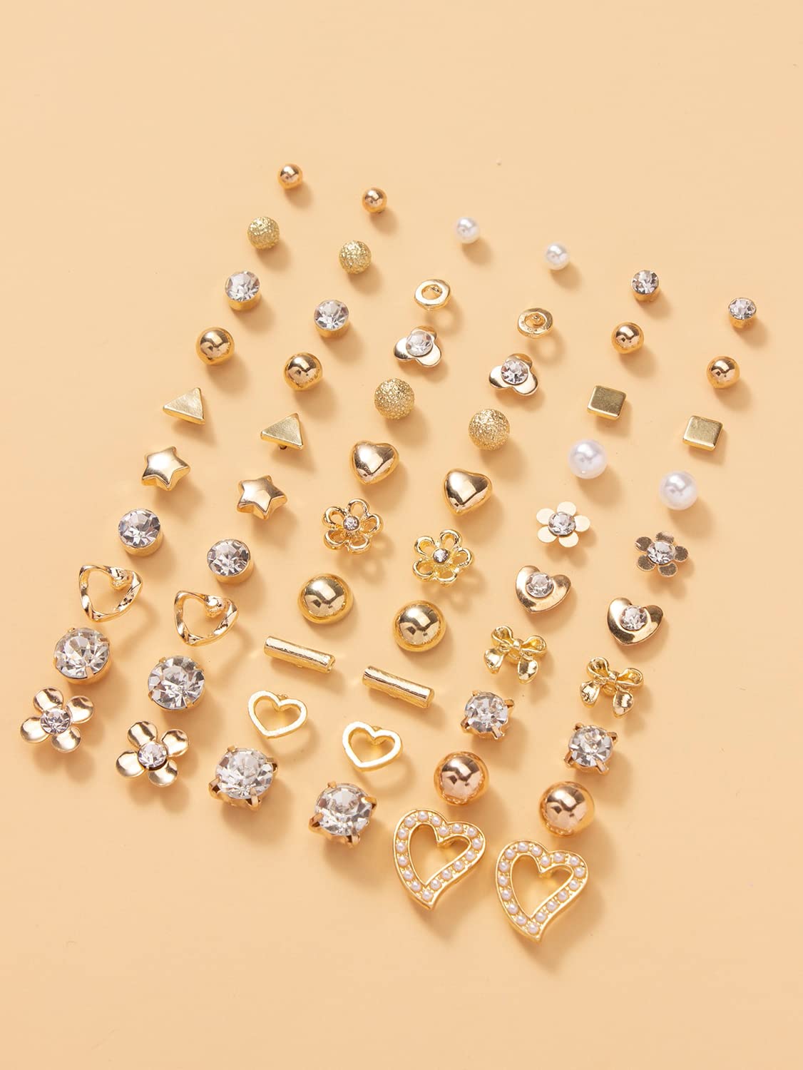 Shining Diva Fashion 30 Pairs Earrings Combo Set Latest Stylish Crystal Pearl Earrings for Women and Girls (14783er) 4