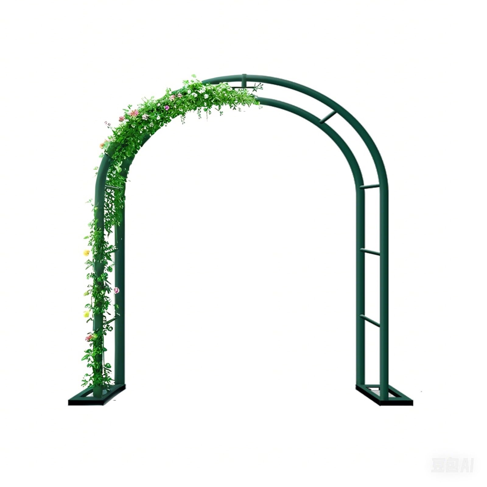 Metal do roślin pnących regulowana 300 x 250 cm kratka solidna altana zewnętrzna na wesela i imprezy zielona wysokość 120350 cm idealna do dekoracji na zewnątrz