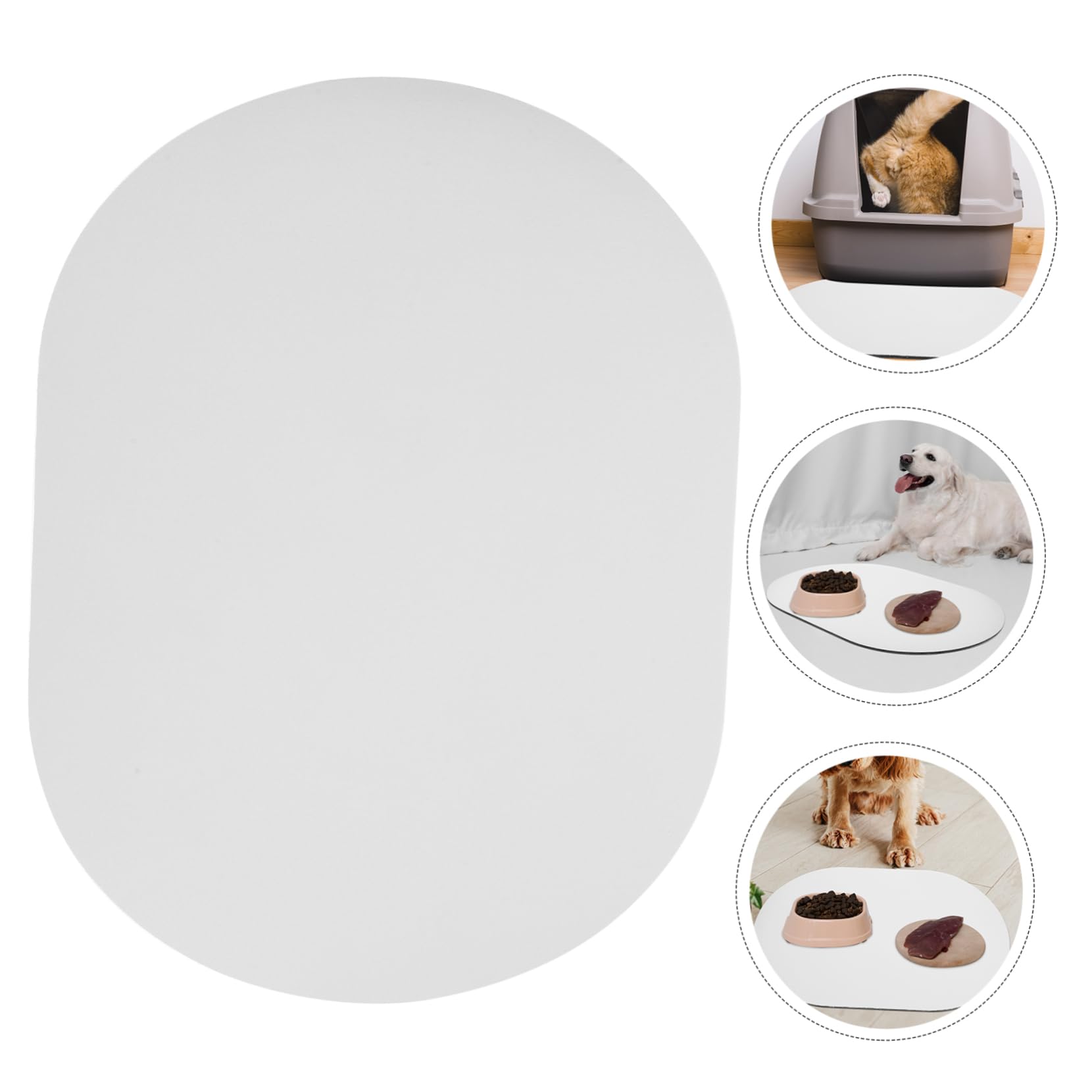 Supvox 5stücke Pet Feeding Mat wasserdichte Saugfähige Futtermatte Für Hunde Und Katzen rutschfest Schnell Trocknend Für Futter Und Wassernäpfe