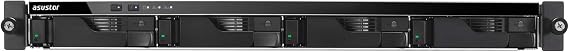 Asustor Lockerstor 4RS AS6504RS - 4 Bay NAS, Quad-Core 2.1GHz CPU, 2.5GbE Port, 8GB DDR4, 1U Rackmount Server (Diskless)