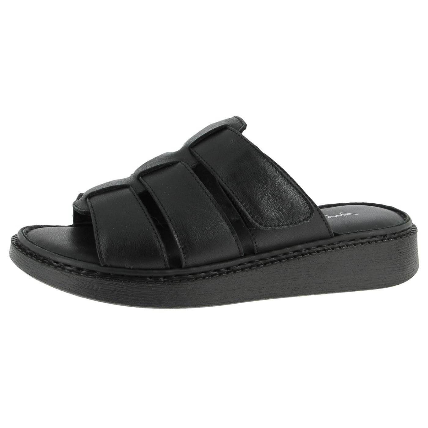 Andrea Conti Women's Damen Pantolette Loafer Flat, Black, 6.5 UK