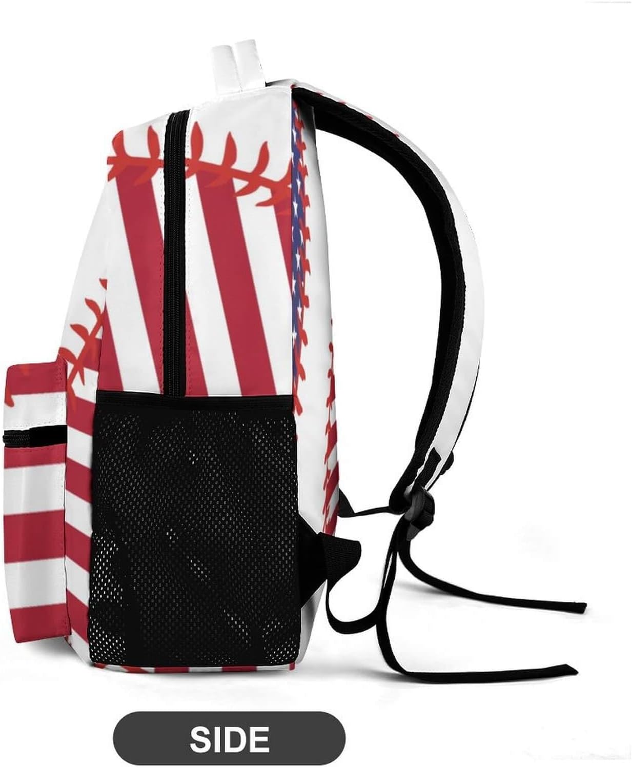 Baseball Backpack for Kids Girls Boys School, 16 Inches Cool Baseball Bookbag, Baseballs Backpack for School - Image 6