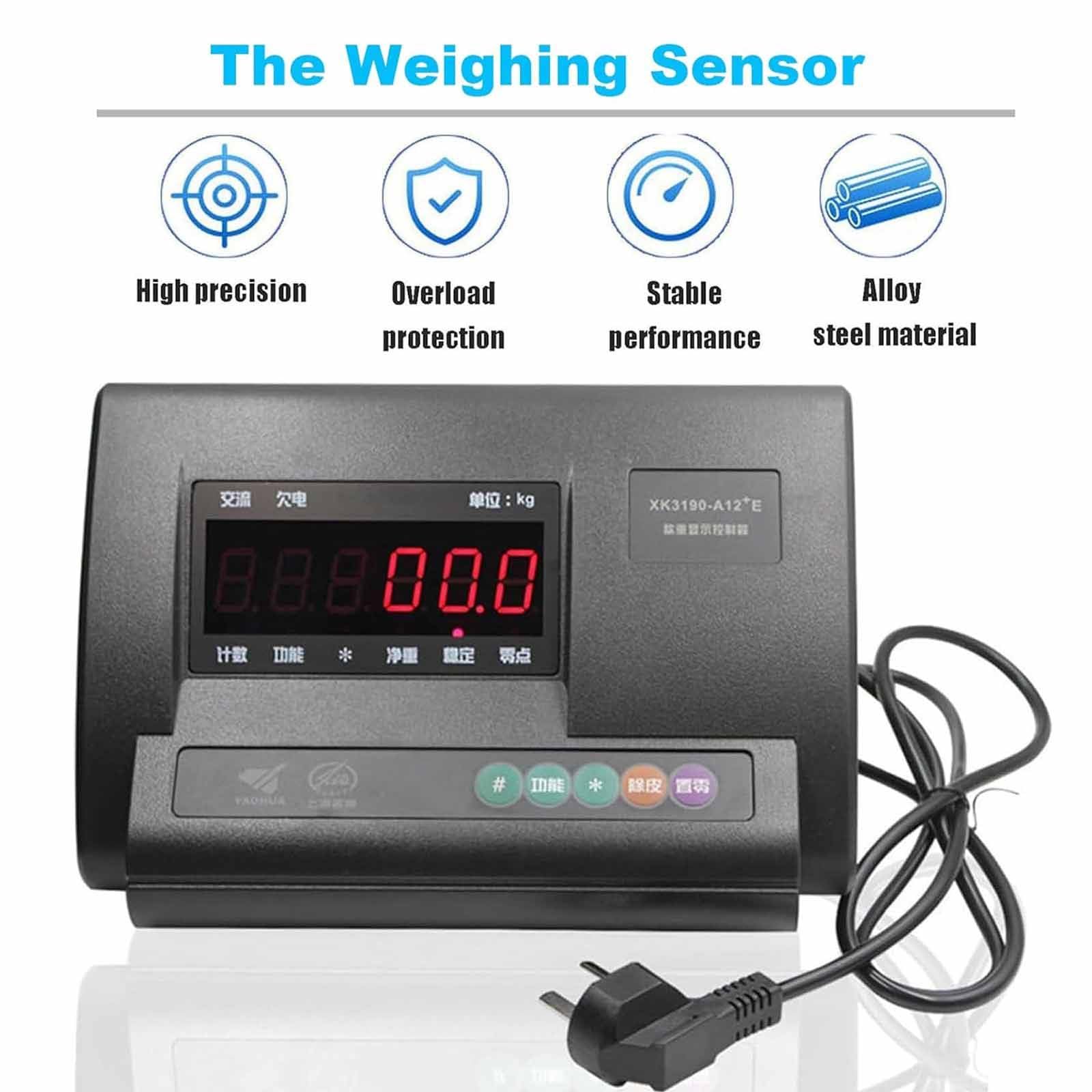 1000 Kg/2000 Kg/3000 Kg/5000 Kg Mit Eingebauter Batterie Bodenwaage Kit Viehwaage Kit Bauen Sie Ihre Eigene Waage Plattform Waage Waage Mit Anzeige Und Wägezelle,5000kg