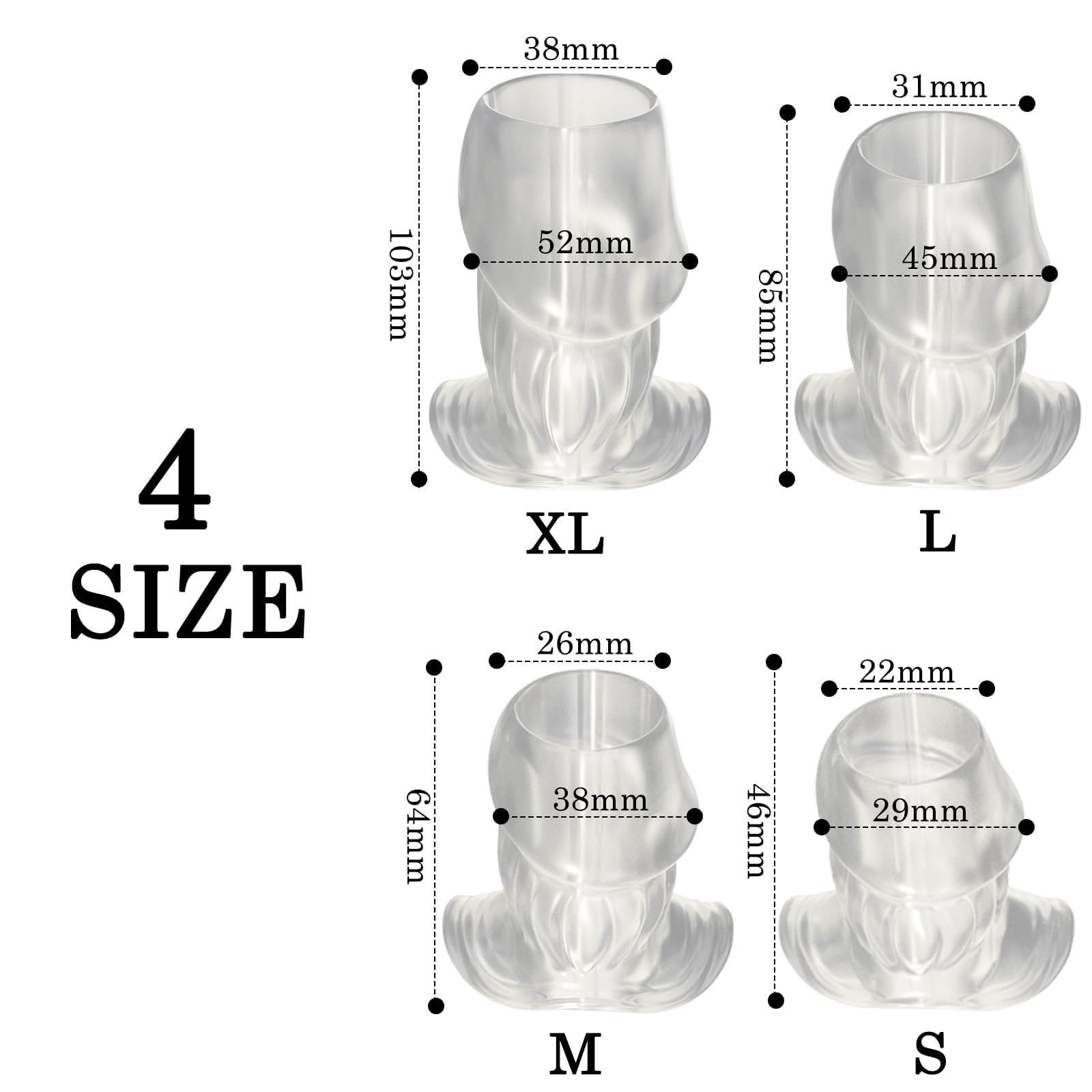 Clear Hollow Silicone Butt Plug For Men – Comfort Anal Spreader With Deep Access Tunnel, TPE, Waterproof