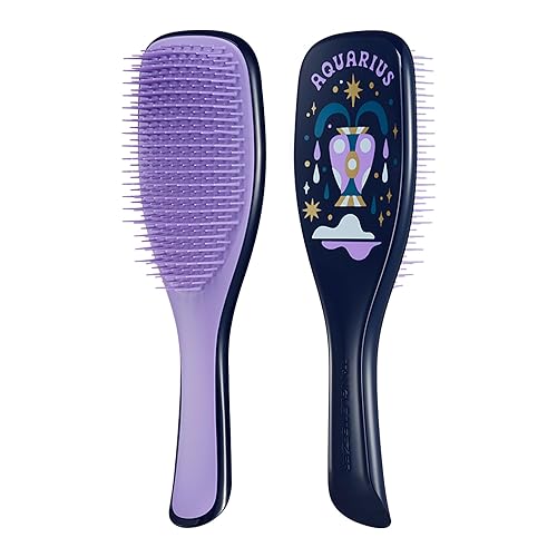 Miniatura 8 de Tangle Teezer Zodiac Ultimate - Cepillo desenredante para cabello húmedo y seco, elimina nudos y reduce la rotura para todo tipo de cabello, acuario