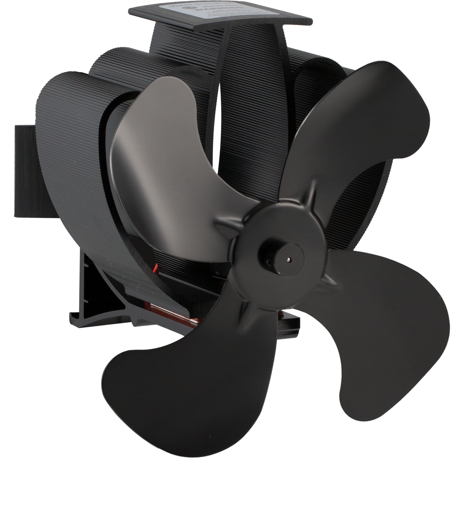 Valo Kaminventilator Ofenventilator 46-Grad Drehung, stromlos, schwarz