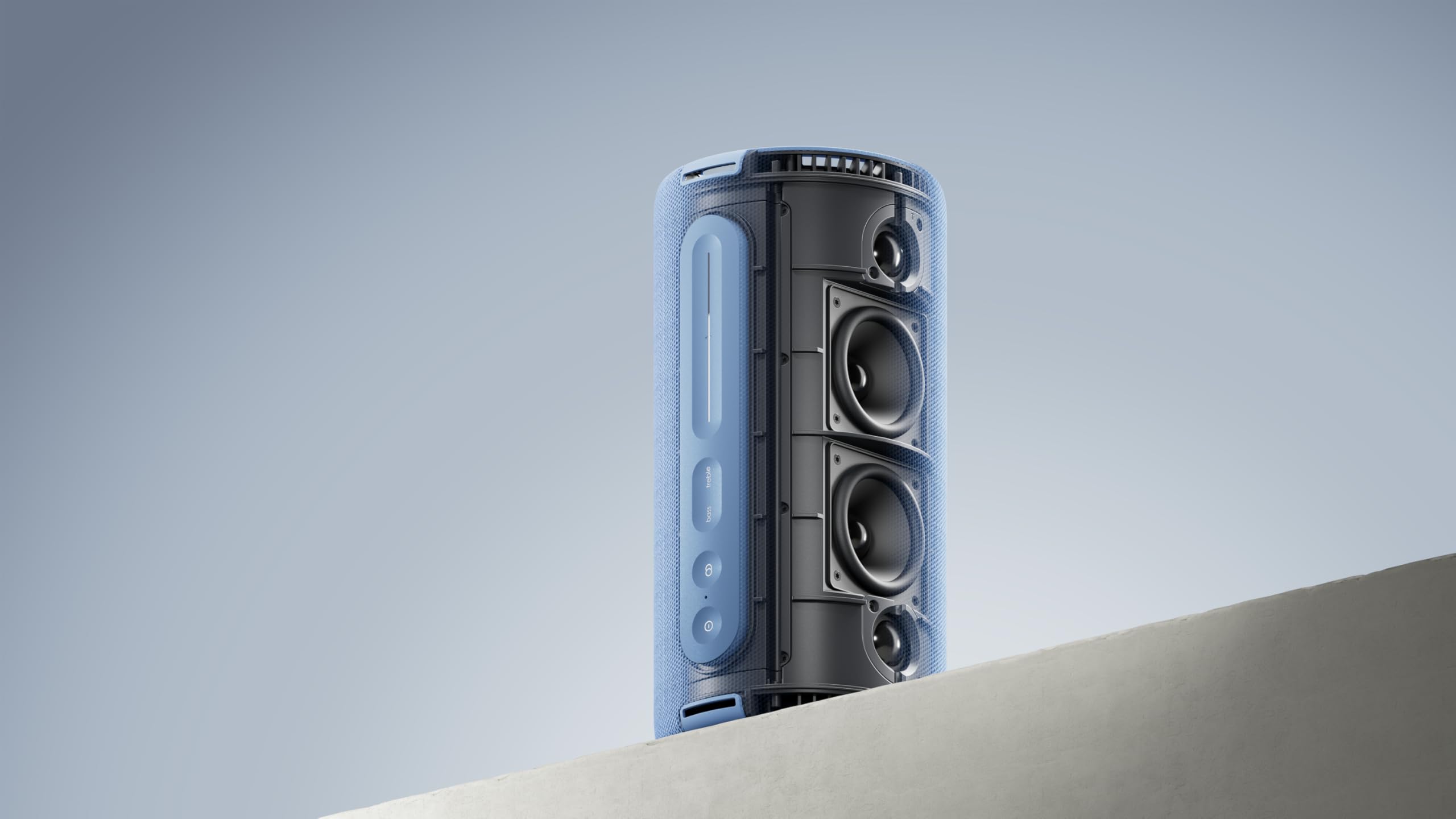 LOEWE We. Hear Pro Negro, Altavoz Bluetooth, colaboración con Kylian Mbappé, 100 W, Resistente al Agua IPX6, portátil, batería 24h, powerbank, 100W
