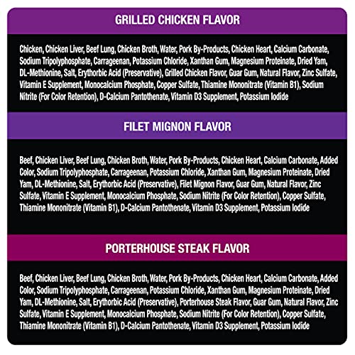 CESAR Wet Dog Food Classic Loaf in Sauce Grilled Chicken, Filet Mignon, Porterhouse Steak, Beef, Chicken & Liver and… - Image 6