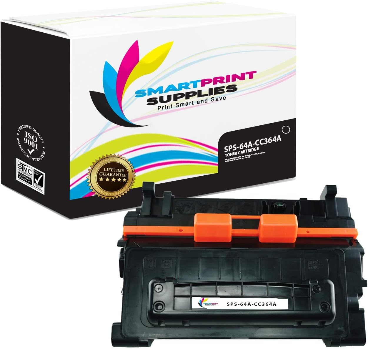 Compatible 64A CC364A Black Toner Cartridge Replacement for HP LaserJet P4014N P4015N P4015X P4515N P4515X Printers (10,000 Pages)