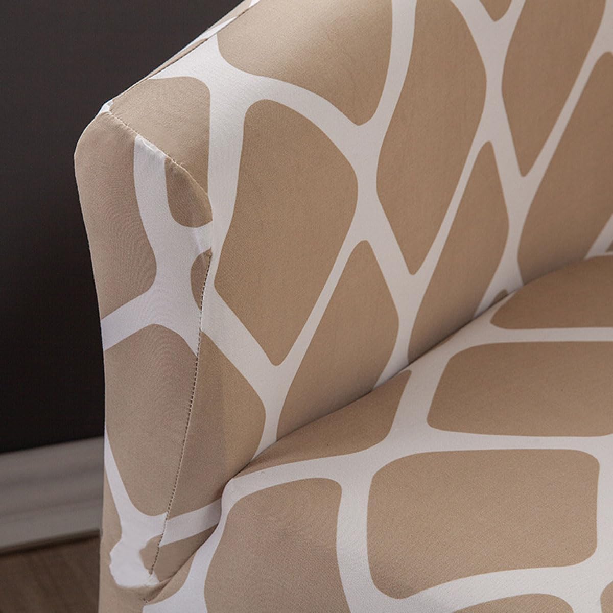 Quality Tub Chair Slipcover Stretch Barrel Chair Covers Swivel Club Chair Slipcover Living Room Armchair Sofa Protector Removable Couch Furniture Arm Chair Cover