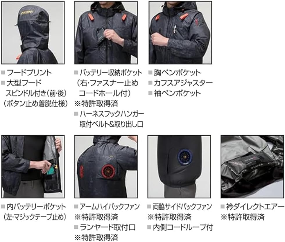 Amazon | 【バートル】BURTLE エアークラフト 空調ウェア ACベスト