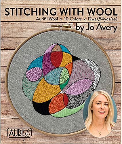 Aurifil USA Wool by Jo Avery Thread Collection Stitching miniatura 1