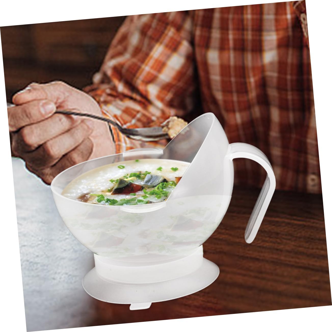 Senior Elderly Bowl Suction Cup Anti-Spill Nonslip Disabling Daily Living Medical Supplies for Seniors